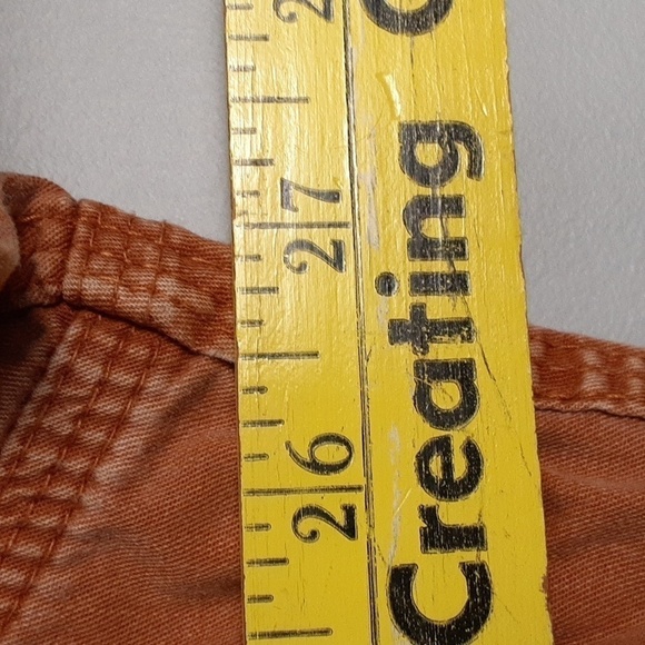 Redhead Burnt Orange Vintage Cotton Button-Up Long Sleeve Shirt - Picture 4 of 8